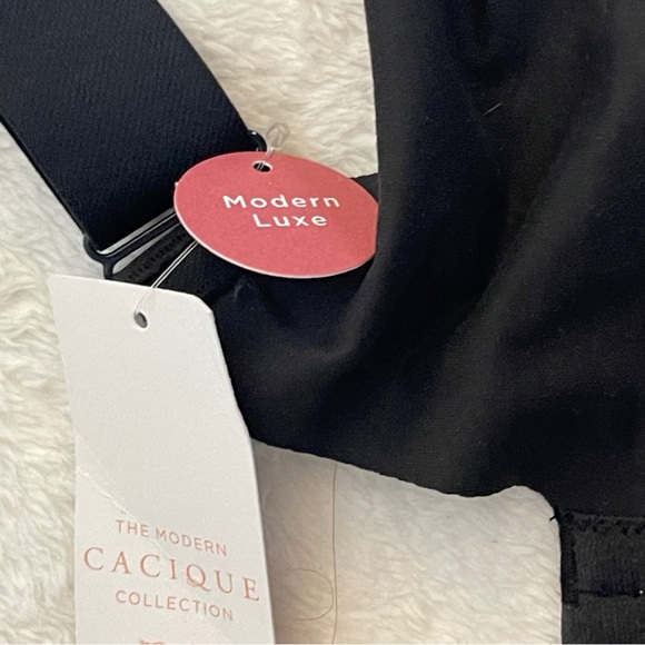Cacique Black Full Coverage Bra - Picture 5 of 6